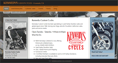 Desktop Screenshot of kennedyscustomcycles.com